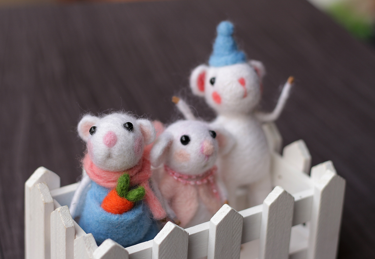 三只毛毡小老鼠之遇见人类