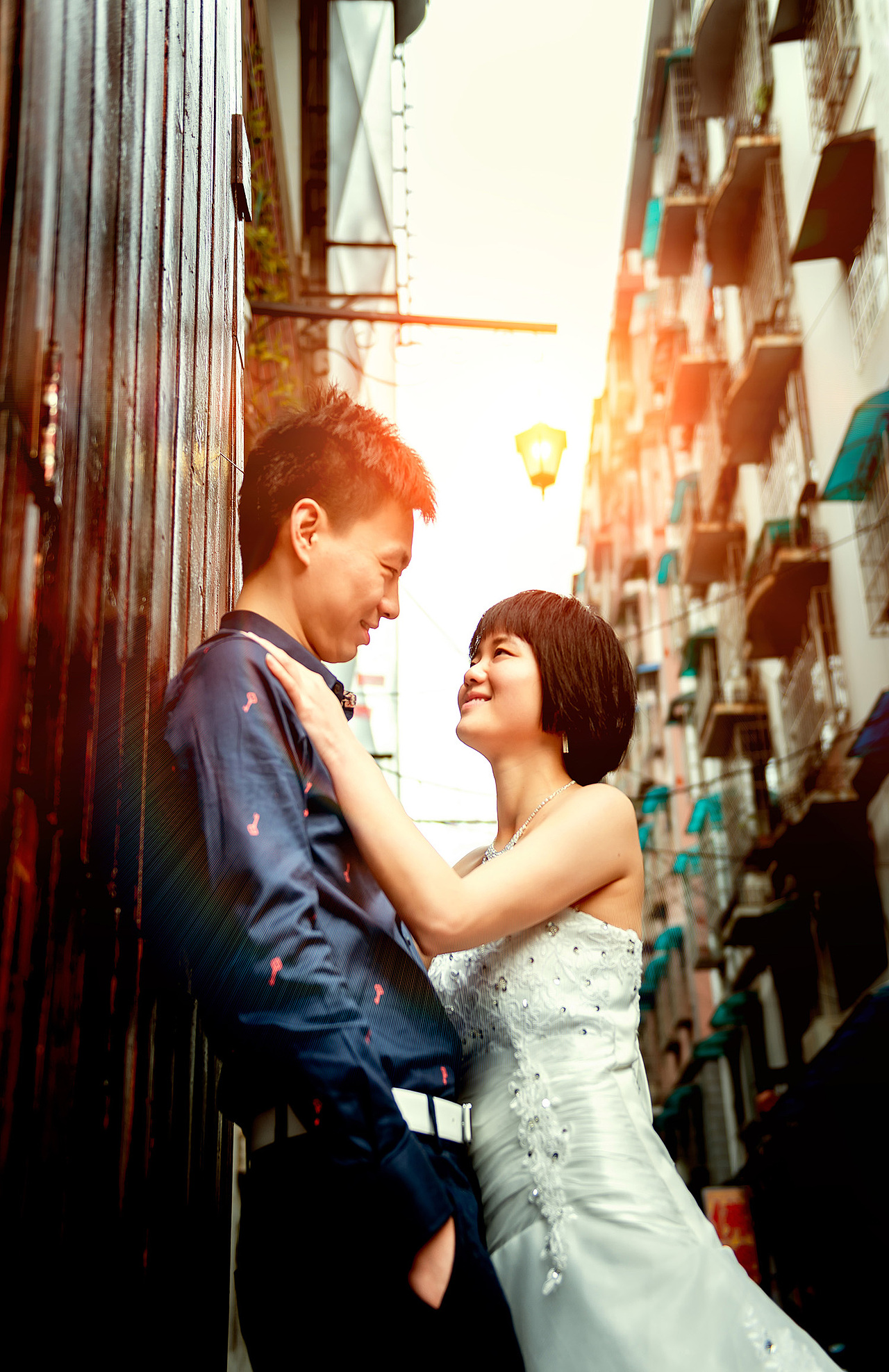 嫁纱后是你温柔如水的眼神