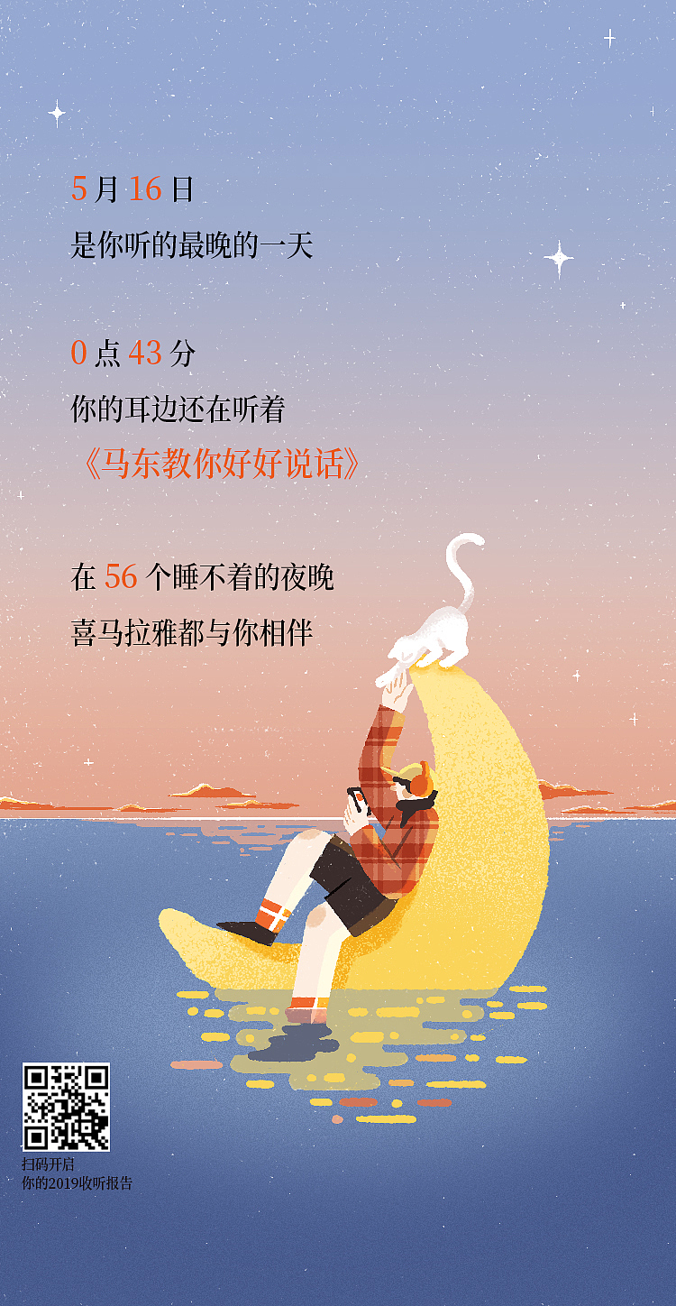 喜马拉雅2019年终H5（图ZMjAzNDk0ODIw） - 商业插画 - 站酷设计师在地橙原创素材 - 站酷ZCOOL