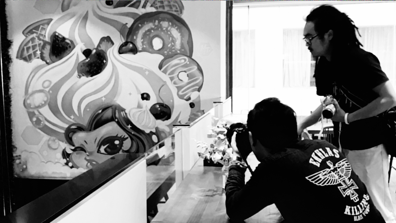 珠海涂鸦 【雾点原创涂鸦】珠海闺蜜庄园Great Me