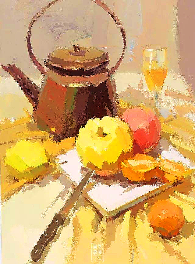 水粉色彩画（图ZMTM3OTE0Njgw） - 绘画 - 站酷设计师艺人xht原创素材 - 站酷ZCOOL