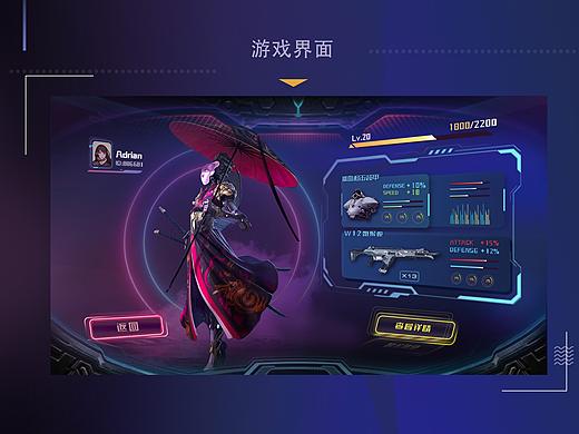 AR视角下的赛博朋克GUI设计练习