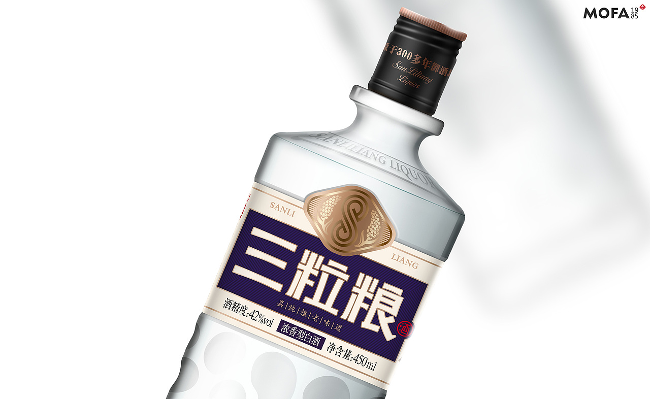 三粒粮纯粮优级|北京二锅头酒包装设计_MOFA1985[案例]（图ZMjc4MTYyNDc2） - 包装 - 站酷设计师真功夫酒包装设计原创素材 - 站酷ZCOOL