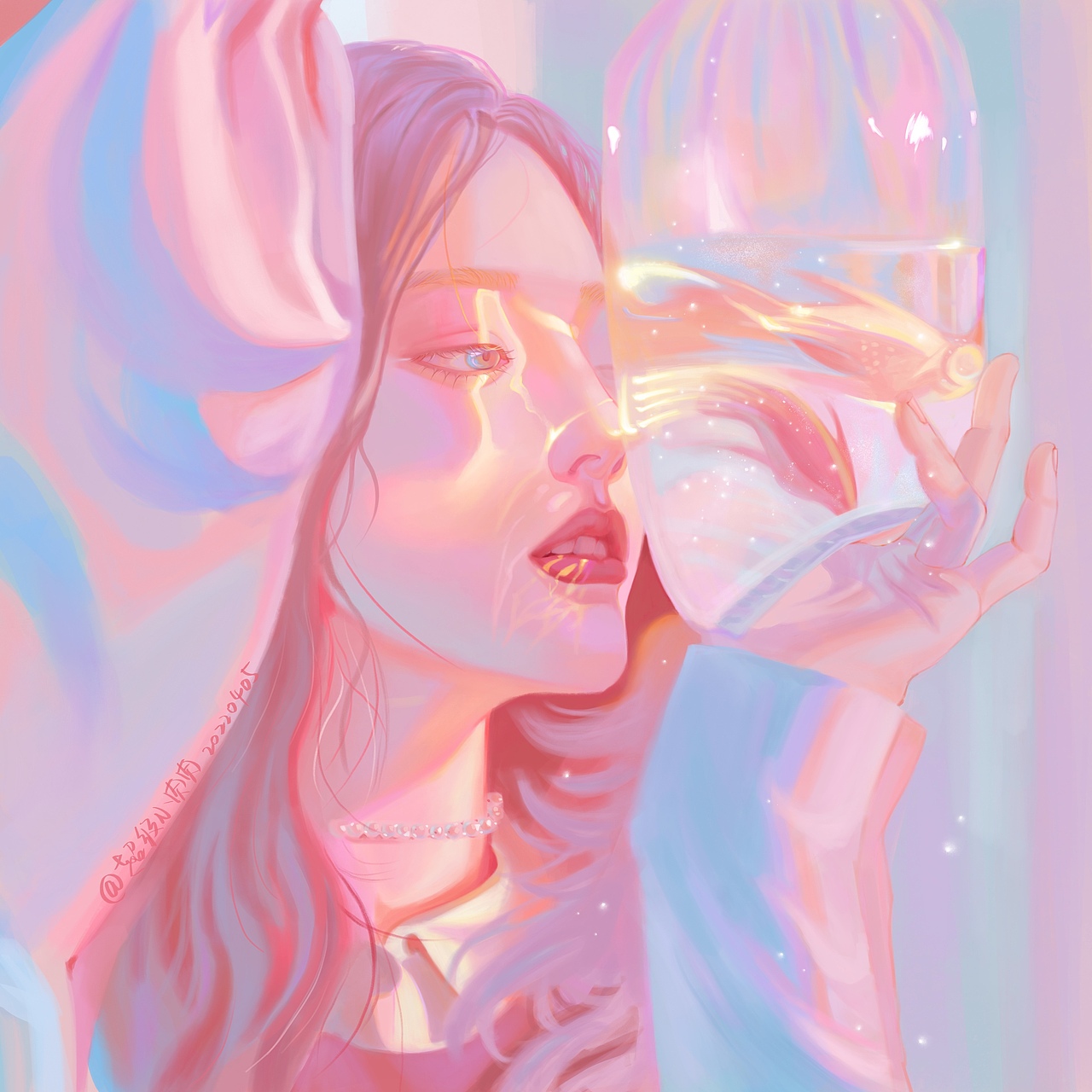 人物梦幻色彩练习