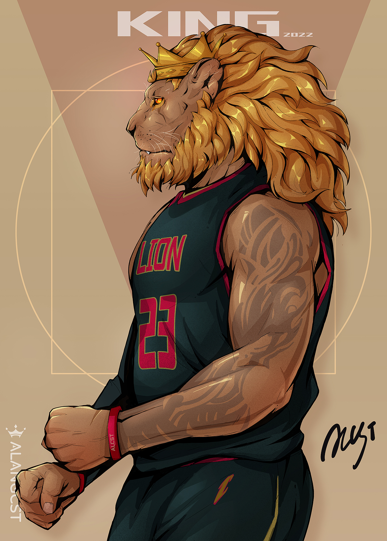 詹姆狮_阿浪cst潮流绘画-站酷zcool