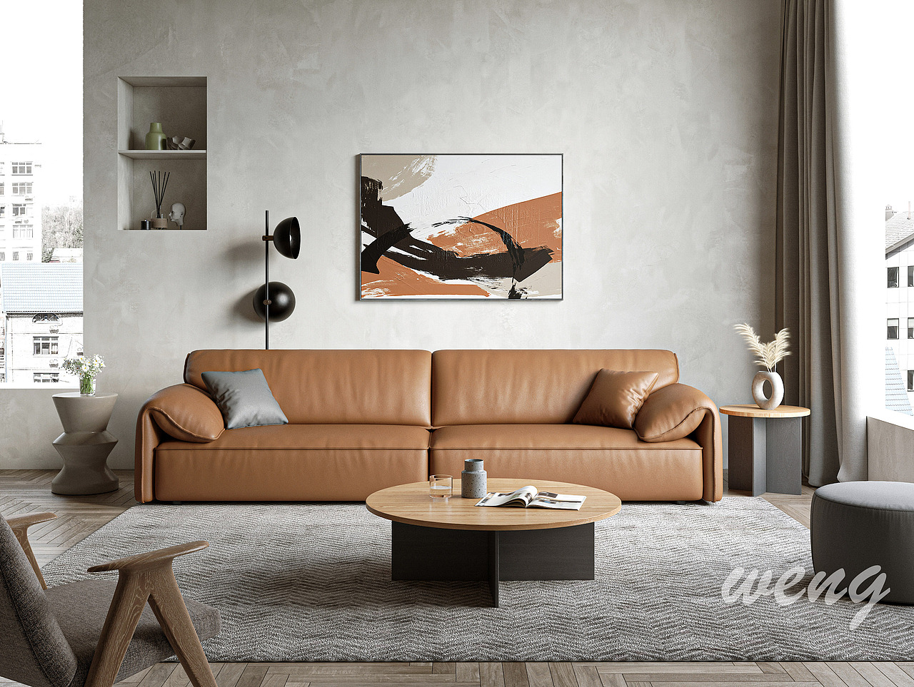 天猫淘宝京东的电商家具效果图渲染