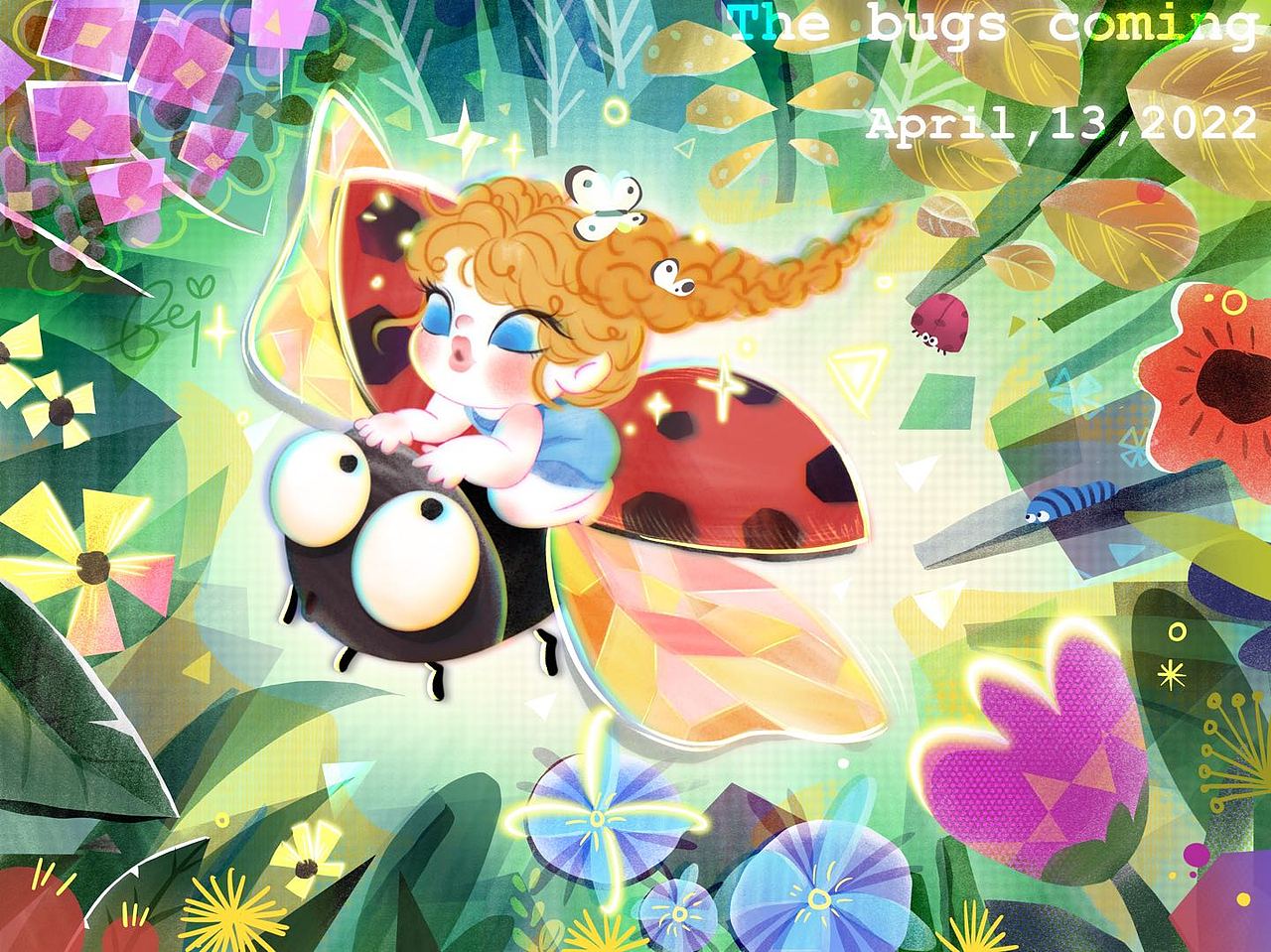 虫虫来了（图ZMzA2OTA4OTY0） - 绘本 - 站酷设计师beibeilv228原创素材 - 站酷ZCOOL