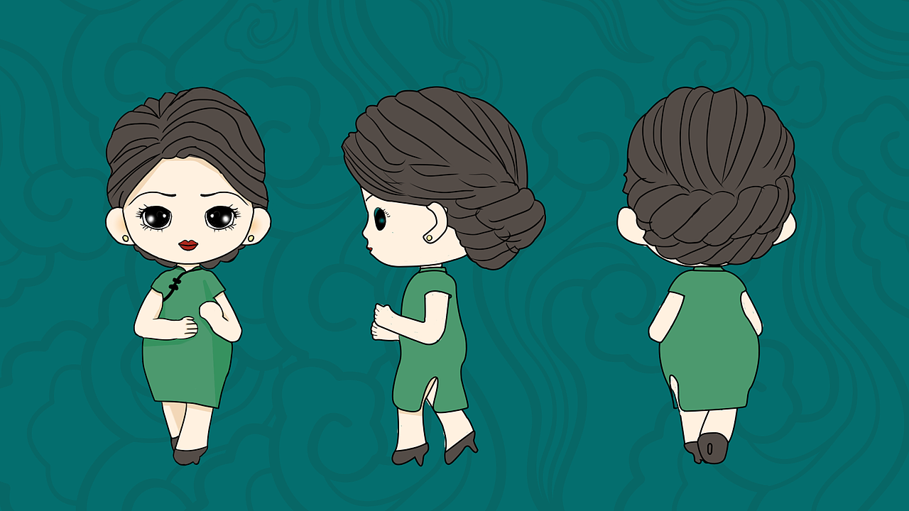 沪上阿姨ip延展（图ZMzQ1ODc1ODI4） - IP形象 - 站酷设计师小博在做图原创素材 - 站酷ZCOOL