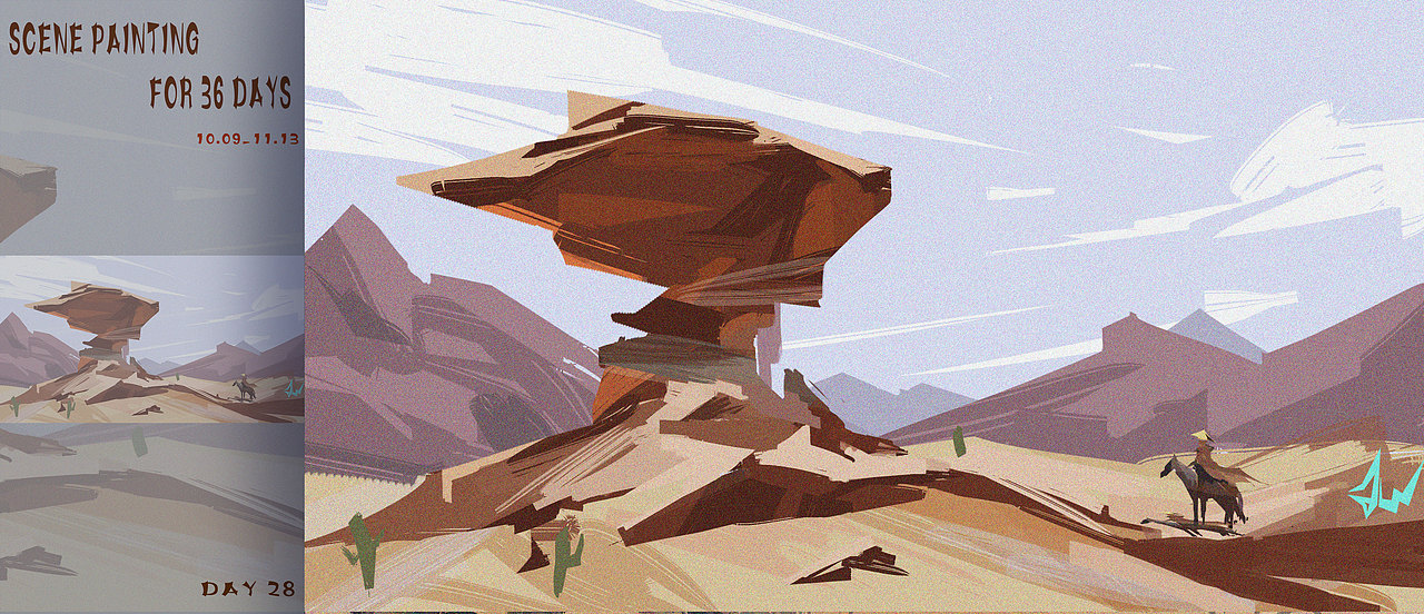 36天场景速途练习打卡（图ZMzIyOTIxNTAw） - 游戏原画 - 站酷设计师JW733原创素材 - 站酷ZCOOL