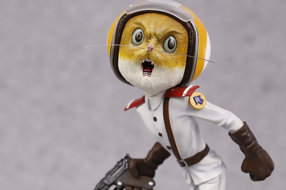 末那原创丨老动画系列第4弹《黑猫警长》“白猫班长”PVC手办（图ZNTYyOTkyNTY=） - 手办/模玩 - 站酷设计师末那工作室原创素材 - 站酷ZCOOL