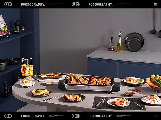 小家电摄影 | 亨博烧烤炉 ✖ foodography 