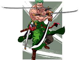 Adobe illustrator臨摹矢量插畫(huà) 索隆