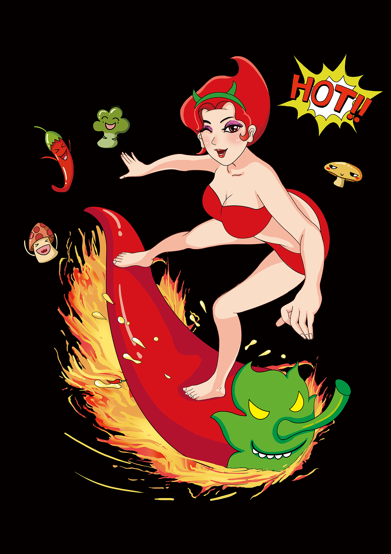 火锅吉祥物商业插画设计（图ZMTA4Nzk1NTky） - 品牌 - 站酷设计师咸鸭蛋MX原创素材 - 站酷ZCOOL