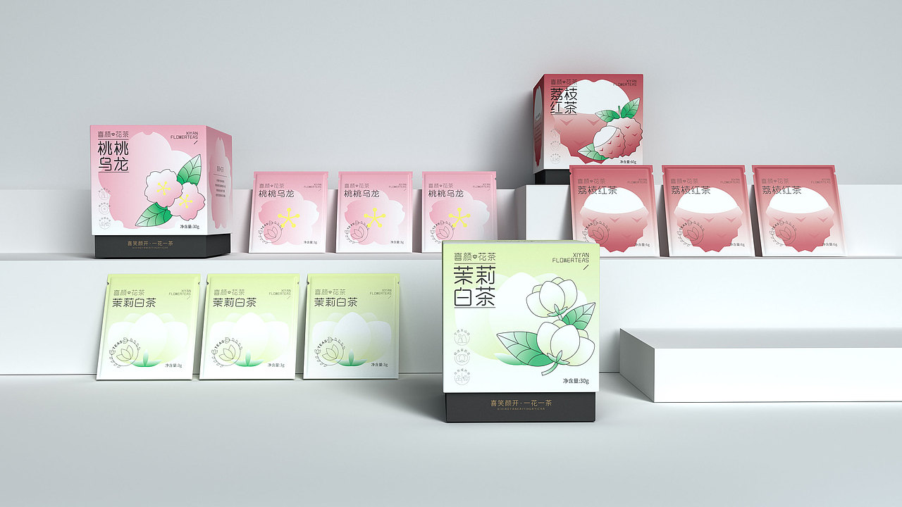 喜颜·花茶（图ZMjYzMjM3NjI4） - 包装 - 站酷设计师是阿伟阿原创素材 - 站酷ZCOOL