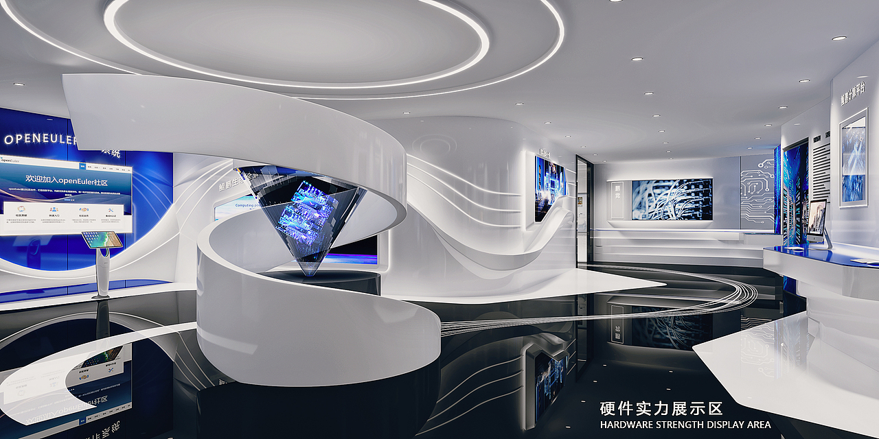 宁波华为鲲鹏展厅（图ZMjM0MzcyODAw） - 展陈设计 - 站酷设计师MMC锐原创素材 - 站酷ZCOOL