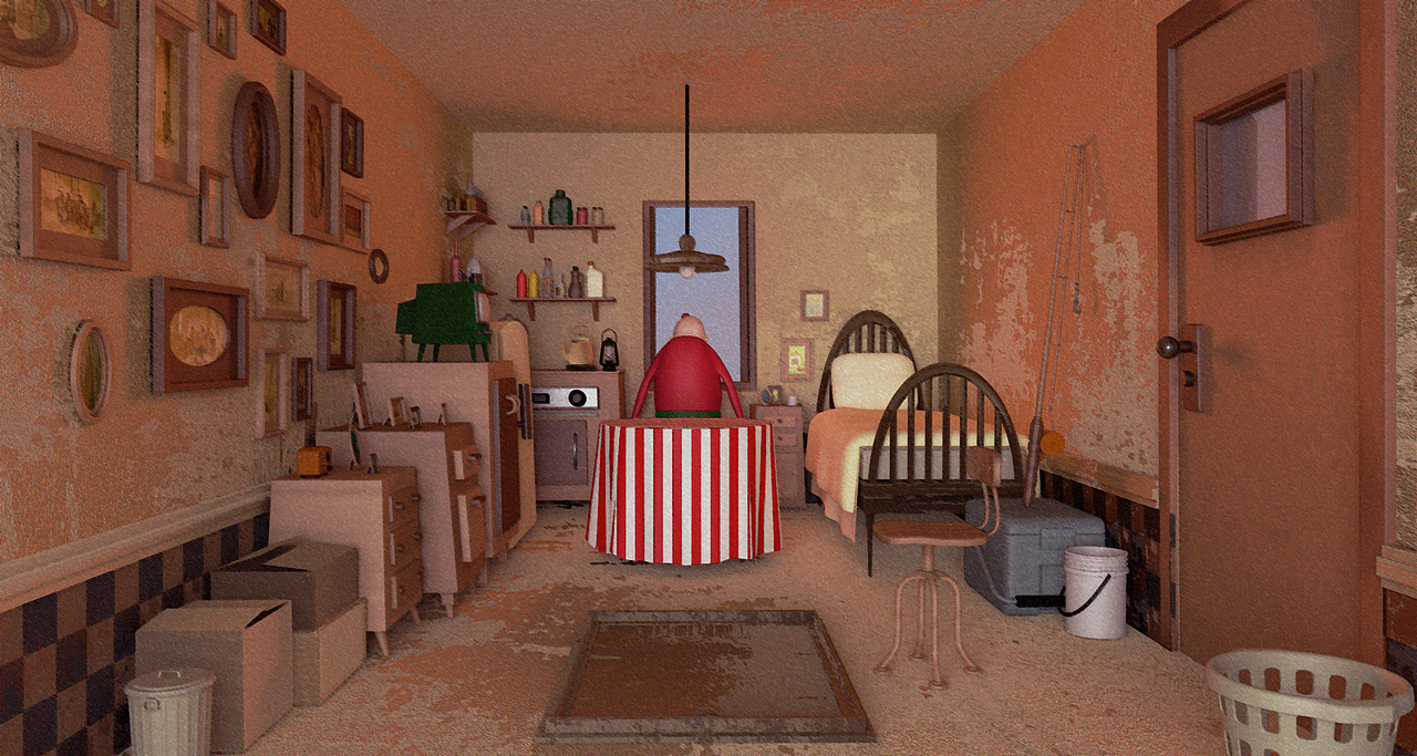 《回忆积木小屋》二维转三维练习（图ZMjgxNTIyNTY4） - 动画/影视 - 站酷设计师黄七原创素材 - 站酷ZCOOL