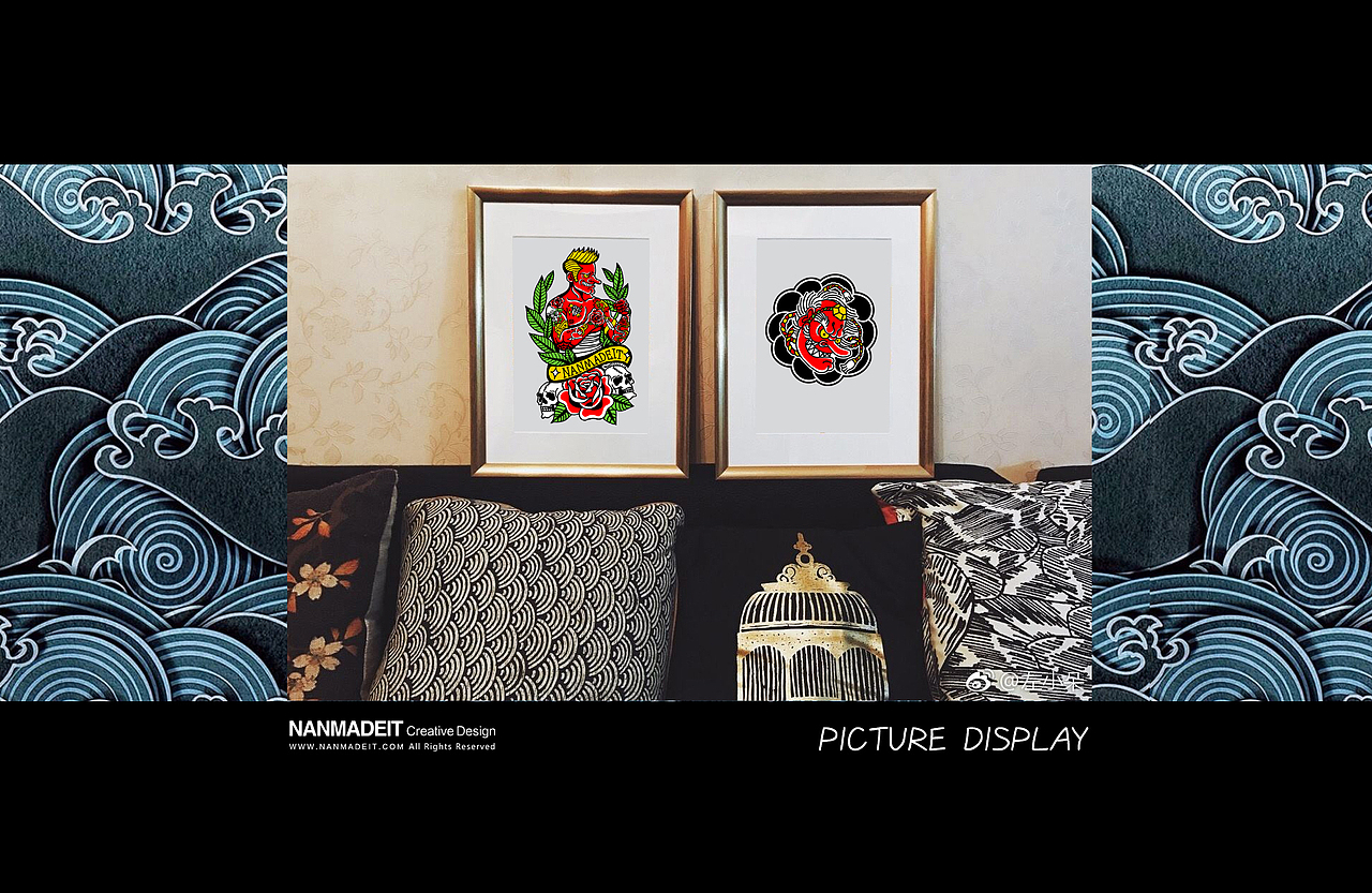 本体制动少年拳击天狗印花图案设计（图ZMTU0MzM0OTQ0） - 商业插画 - 站酷设计师本体制动原创素材 - 站酷ZCOOL