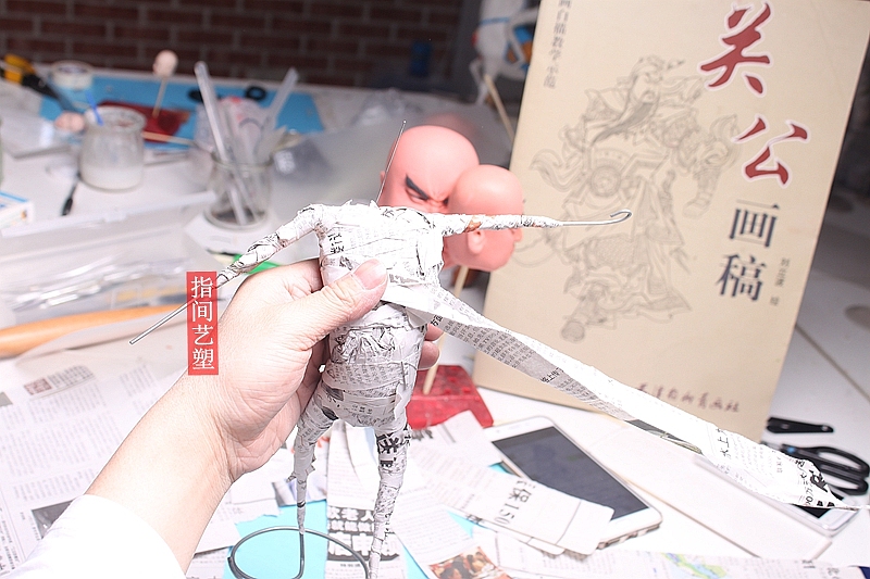 贺加贵面塑软陶(关羽）（图ZNzk5MjExNDA=） - 手办/模玩 - 站酷设计师贺加贵3D翻糖原创素材 - 站酷ZCOOL