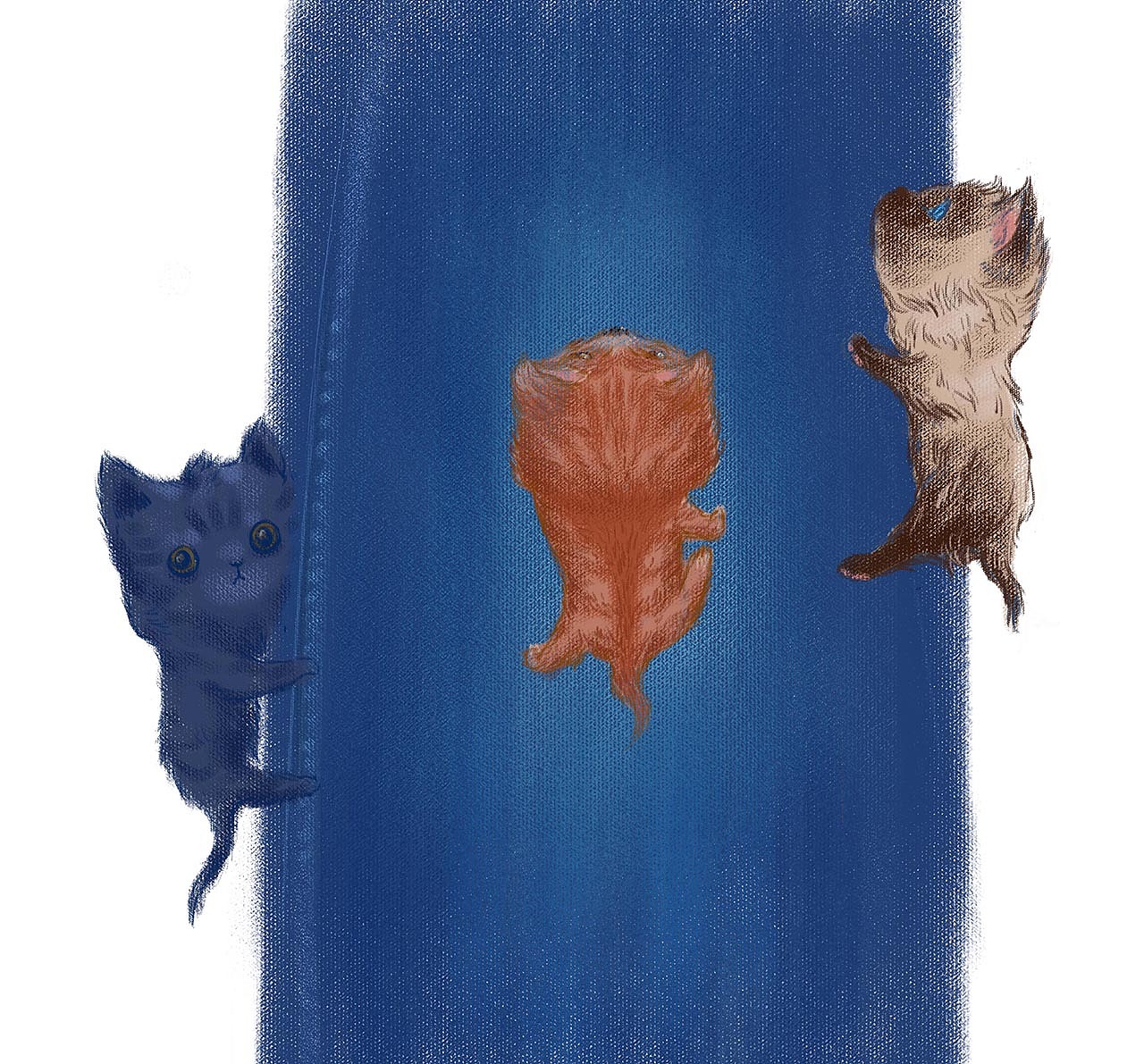 为什么我的猫猫不会呢（图ZMjczMjc1ODQw） - 儿童插画 - 站酷设计师暹罗猫崽七之助原创素材 - 站酷ZCOOL