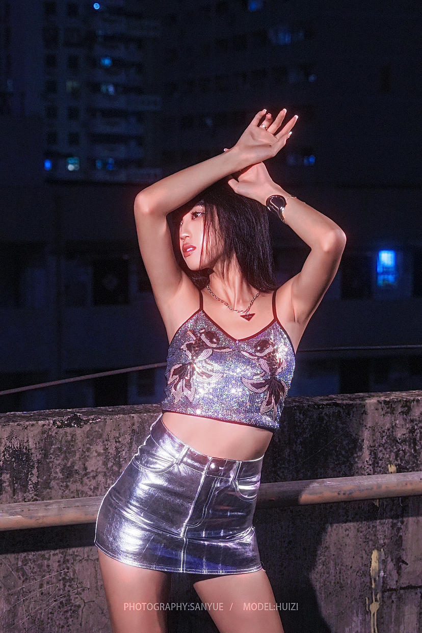 天台的夜，迷人的眼（图ZMzY4Nzc2NjMy） - 人像摄影 - 站酷设计师三月say原创素材 - 站酷ZCOOL