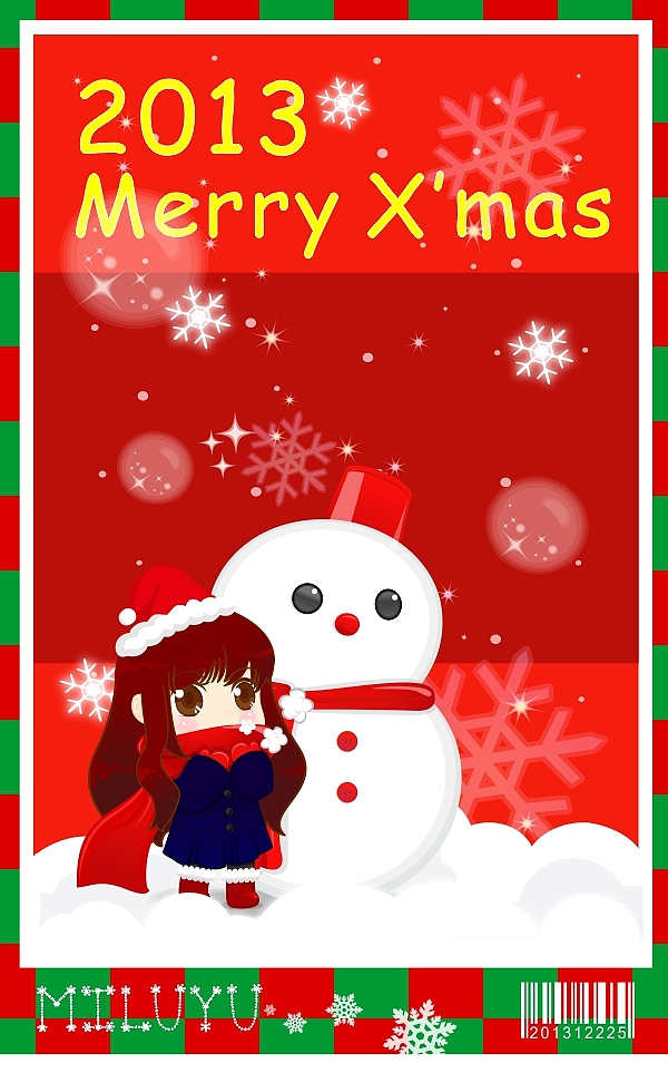 2013平安夜圣诞夜❉Merry Christmas❉（图ZMTMyMTY0MzY=） - 商业插画 - 站酷设计师米路milu原创素材 - 站酷ZCOOL