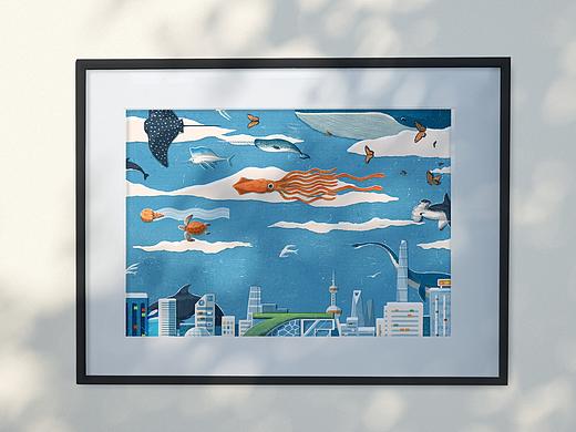 草稿箱里的上?！に囆g展（個人主頁-ZNDIzMTgzMzY=） - 商業(yè)插畫 - 站酷設計師在地橙原創(chuàng)素材 - 站酷ZCOOL