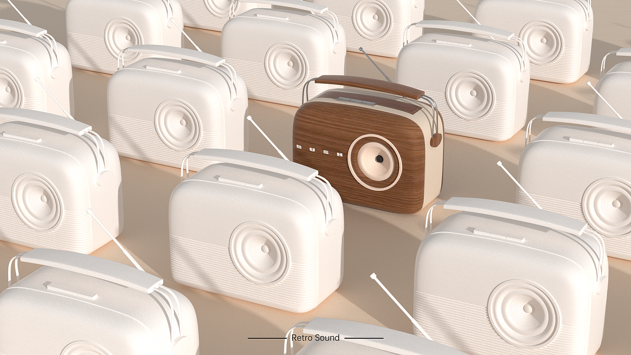 復(fù)古音響渲染視覺(jué)（圖ZMjk1NDk3NjY4） - 產(chǎn)品 - 站酷設(shè)計(jì)師不晚計(jì)劃原創(chuàng)素材 - 站酷ZCOOL
