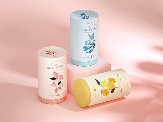 美妆蛋品牌包装设计-化妆品包装