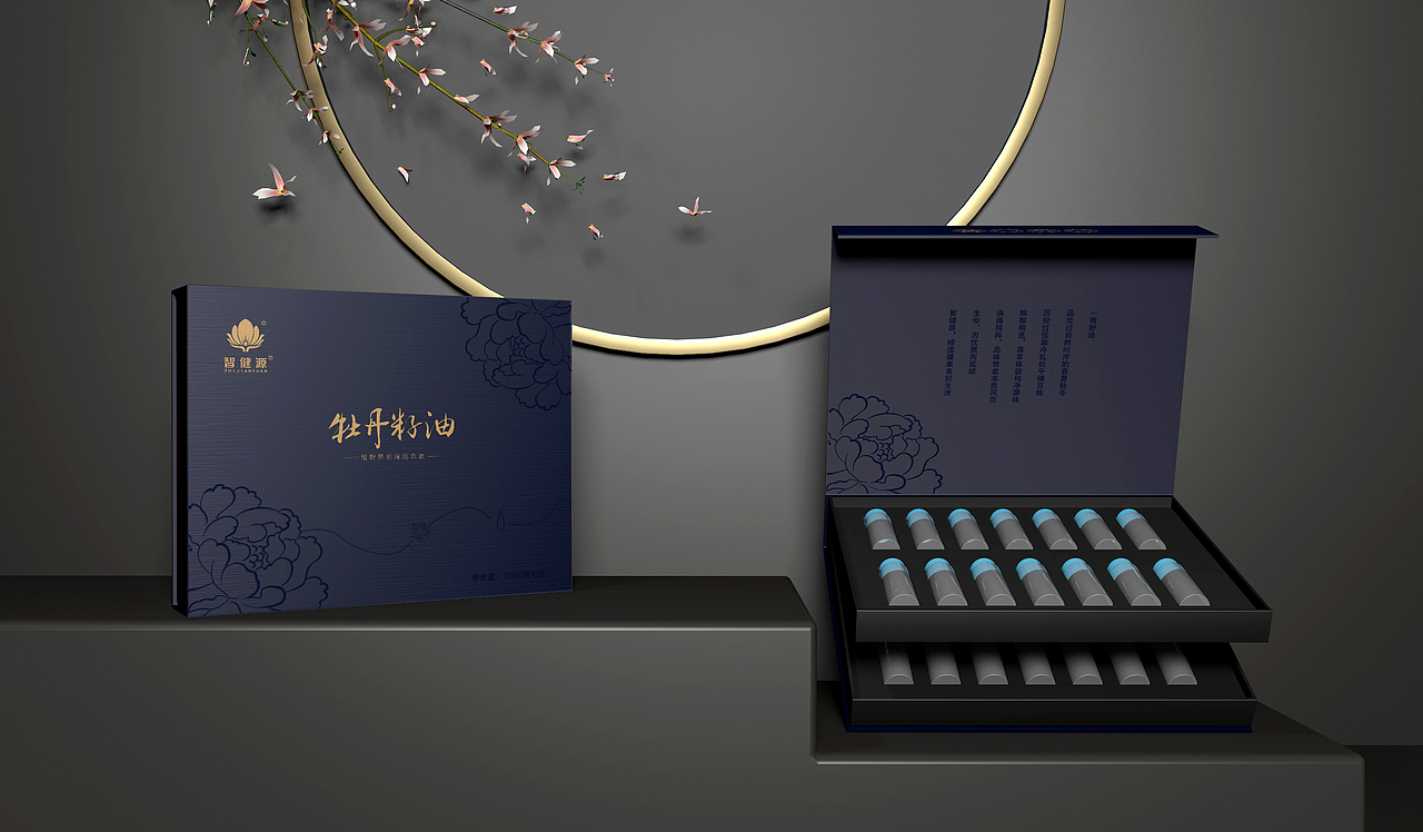 箱盒汇 | 主创：牡丹籽油包装设计