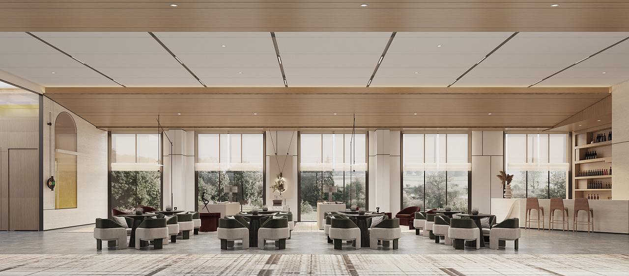 售楼处效果图|空间|商业空间设计|花田禾下空间设计 - 原创作品