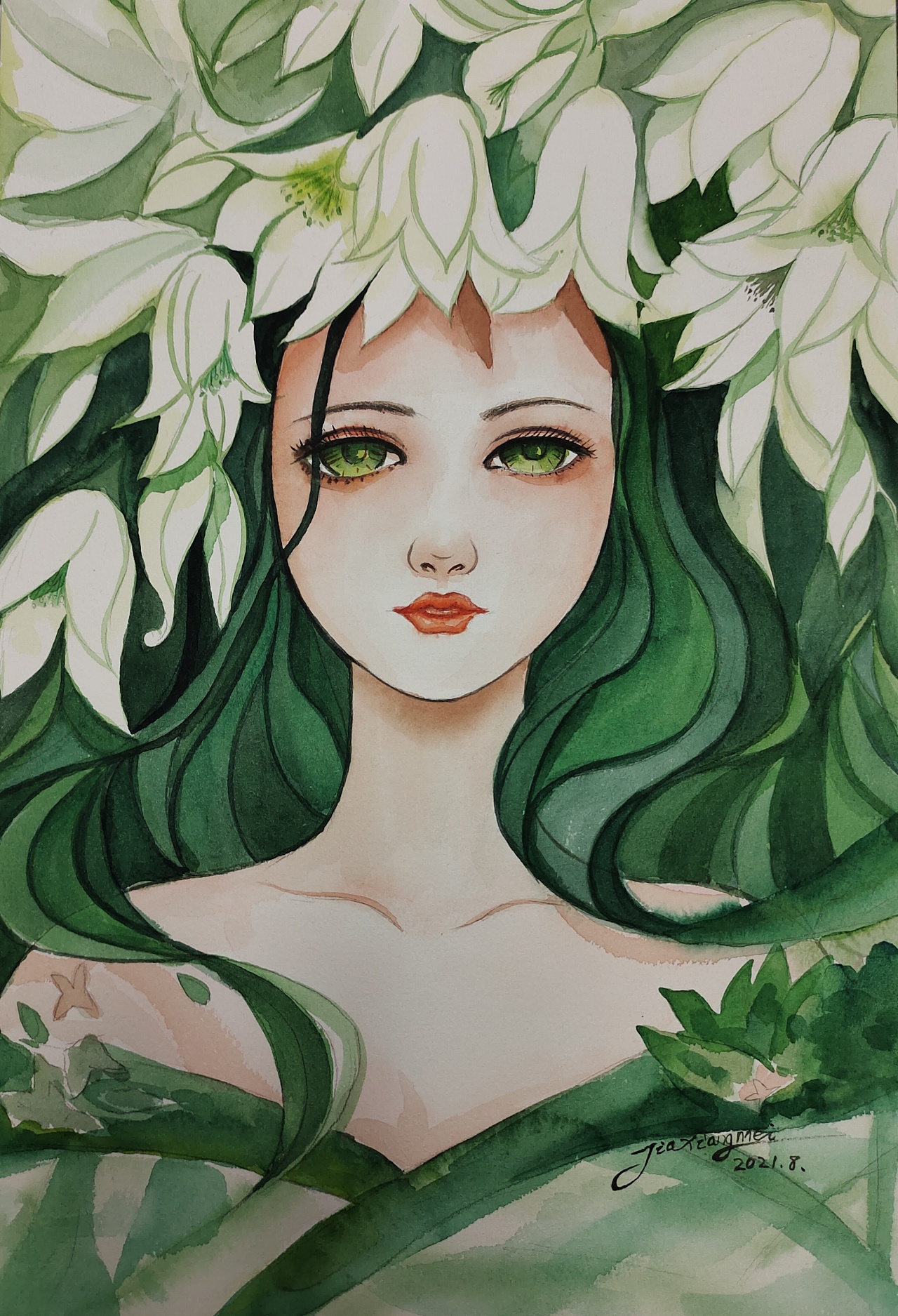 水彩人物|纯艺术|绘画|z02176061 - 原创作品 - 站酷 (zcool)