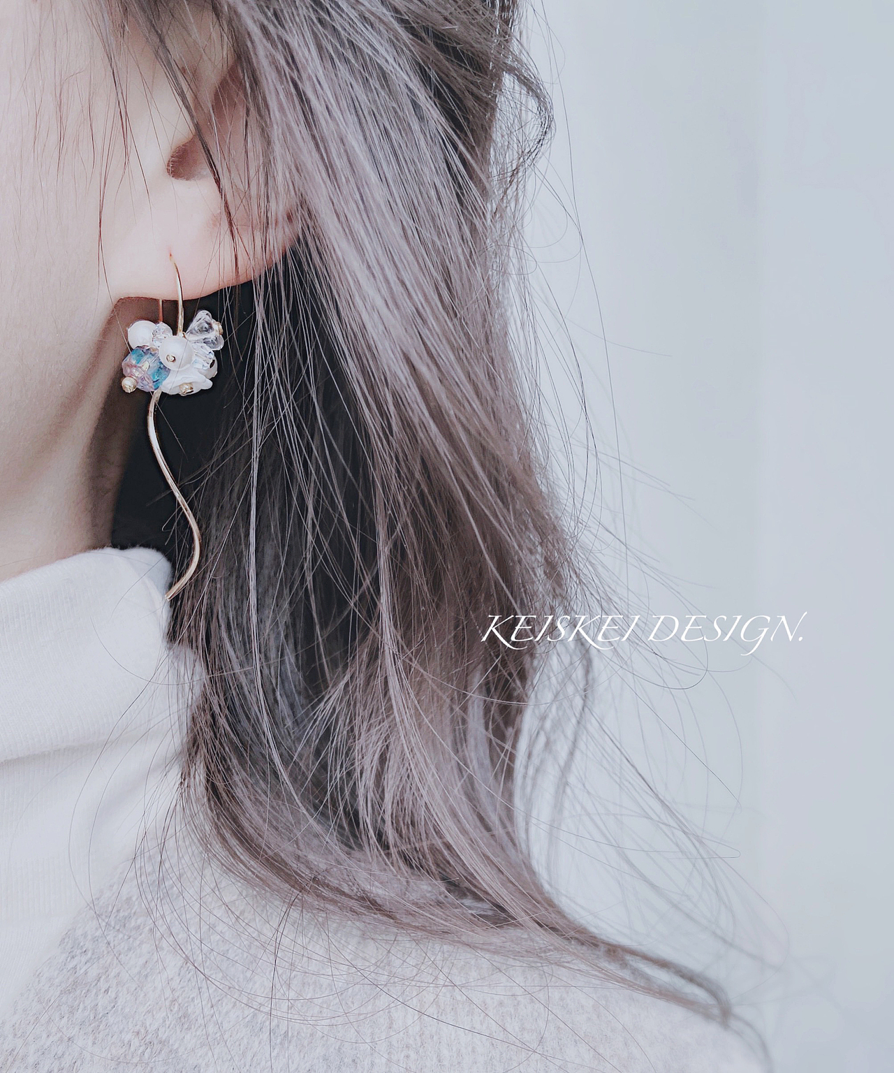 keiskei原创手作 捧花系列 ｜ 水蓝色系（图ZMTkyNjEwMjI4） - 首饰设计 - 站酷设计师Keiskei花园物语原创素材 - 站酷ZCOOL