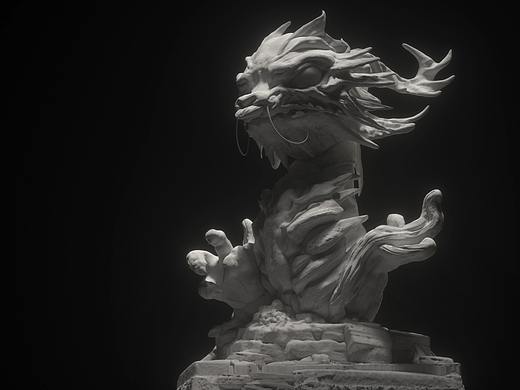 Zbrush第一次雕刻尝试