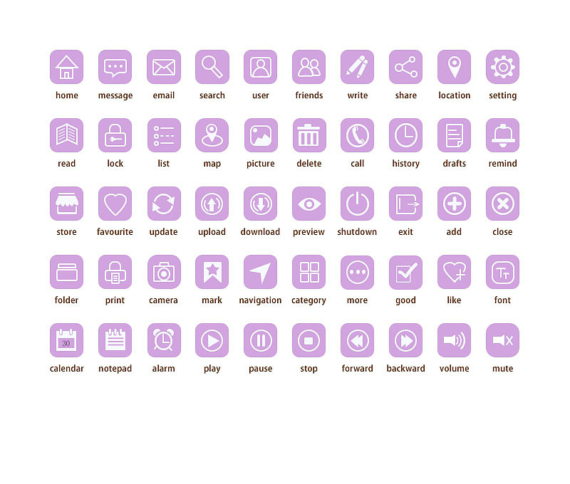 50个线性小图标（图ZODIwODg3MjQ=） - 图标 - 站酷设计师温二酱原创素材 - 站酷ZCOOL