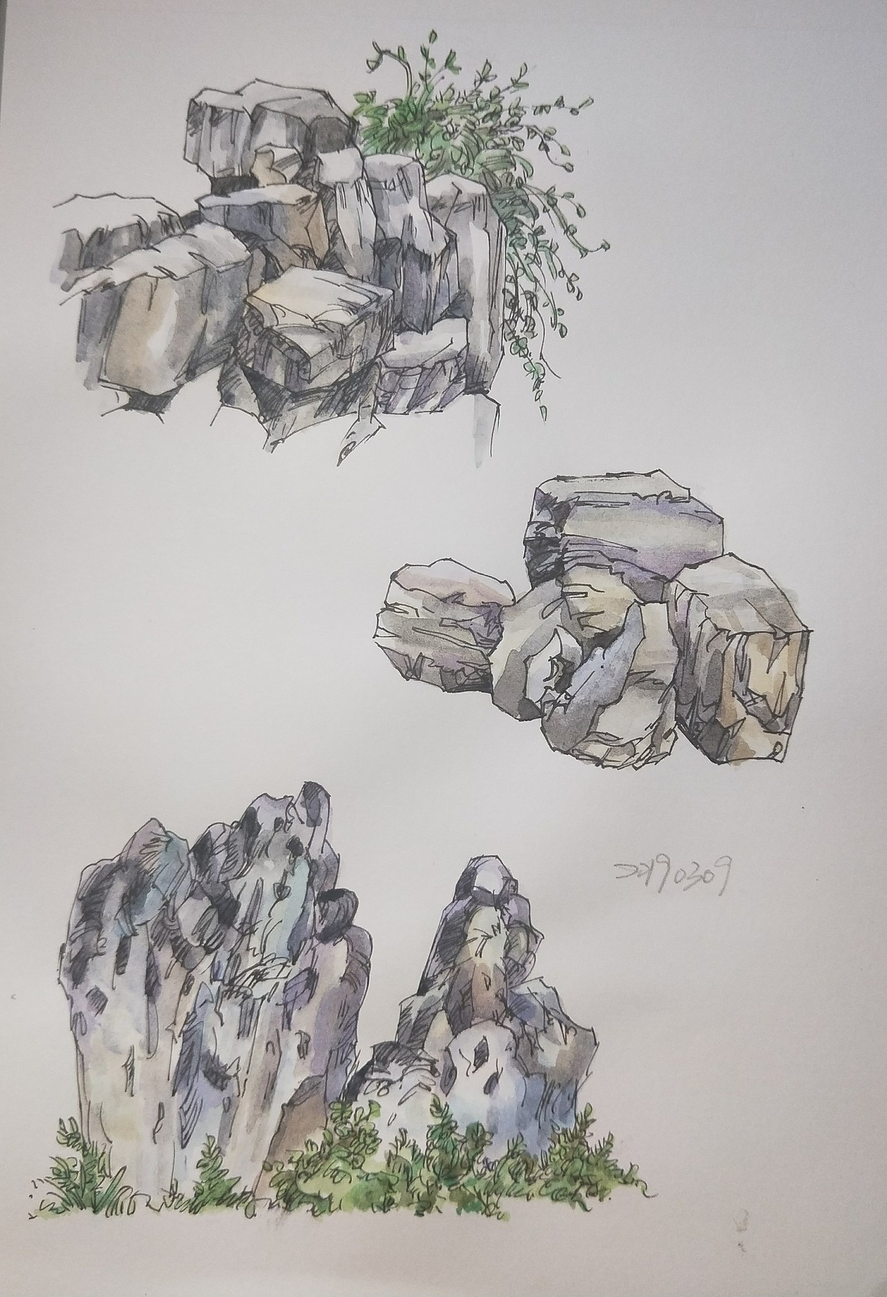 一些速写小练习