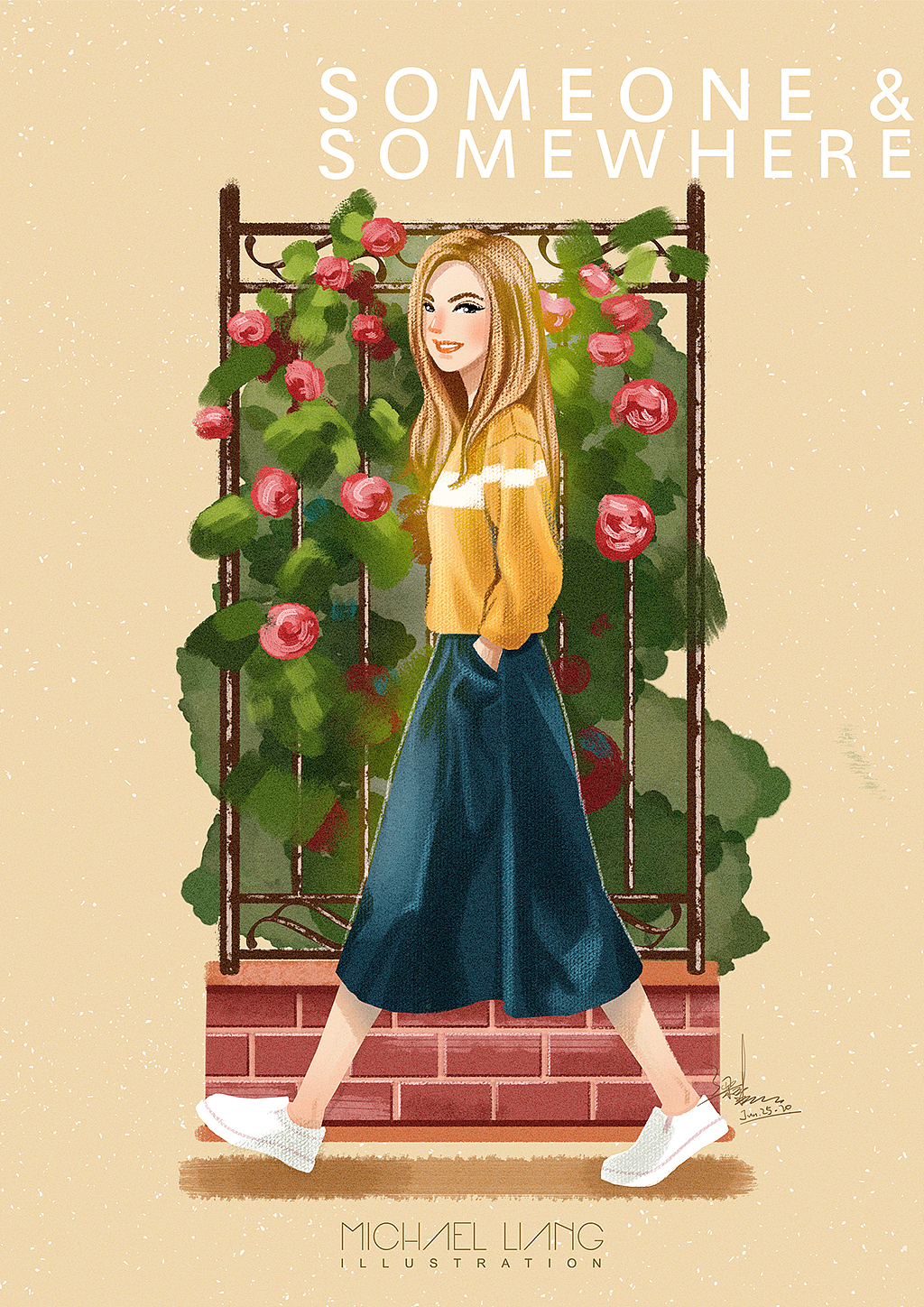 Someone & Somewhere（图ZMjIxODY4ODM2） - 艺术插画 - 站酷设计师Michael麦扣原创素材 - 站酷ZCOOL