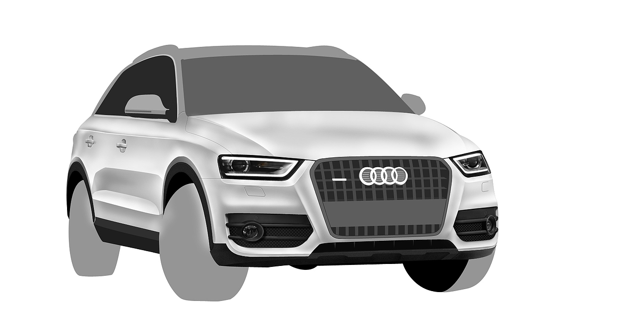 Audi Q3 鼠绘（图ZMTIzNzkyMTY=） - 新锐潮流插画 - 站酷设计师Sidney原创素材 - 站酷ZCOOL