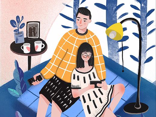 2017 婚礼人像插画