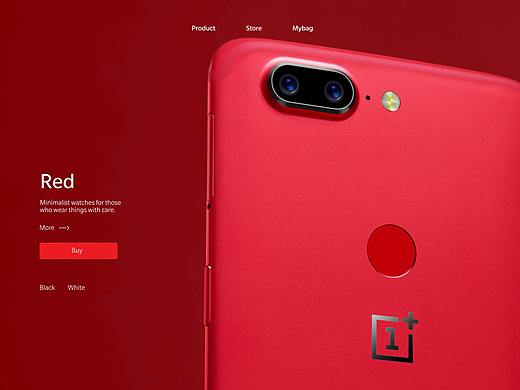 OnePlus官方网站设计（概念版本）