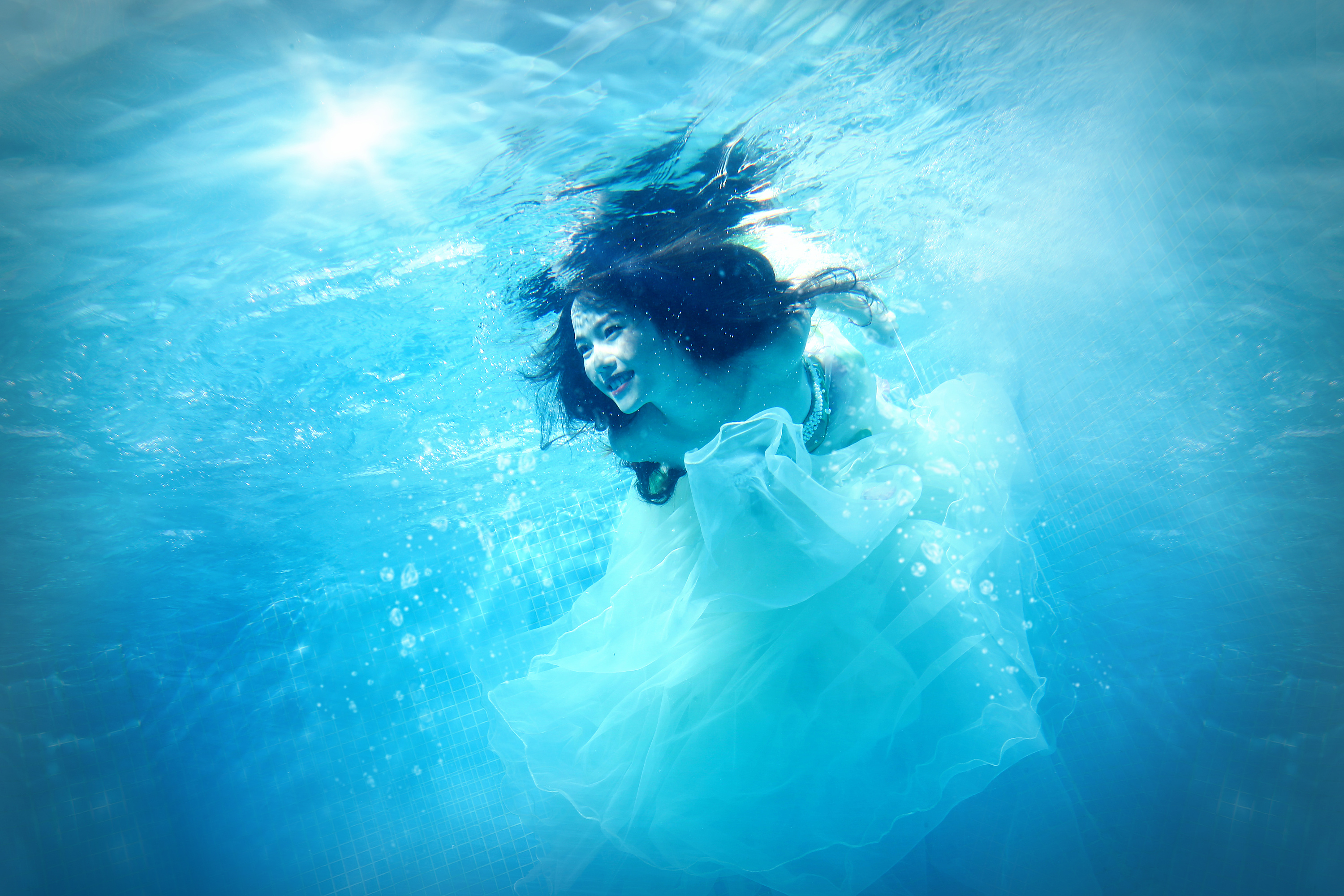 水下照片修图前后对比