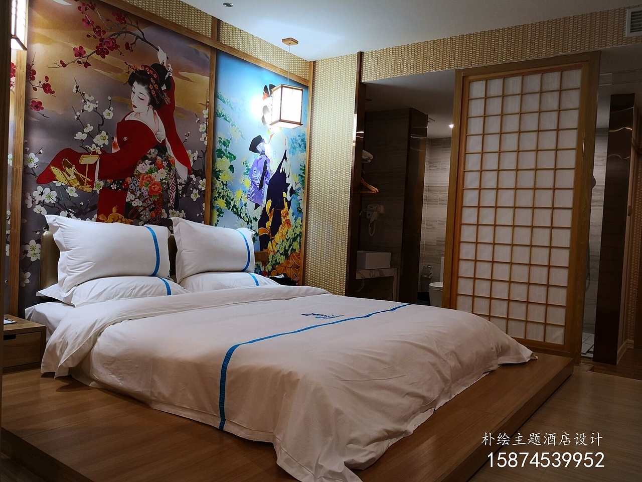 主题酒店设计实拍案例，情侣酒店效果图（图ZMTMzMDY0OTEy） - 家装设计 - 站酷设计师丽源墙画墙布原创素材 - 站酷ZCOOL