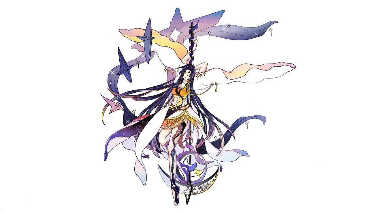 泷夜叉姬 - 黎歌星海（图ZMTg2MjkzNjAw） - 商业插画 - 站酷设计师2DANGJIA原创素材 - 站酷ZCOOL