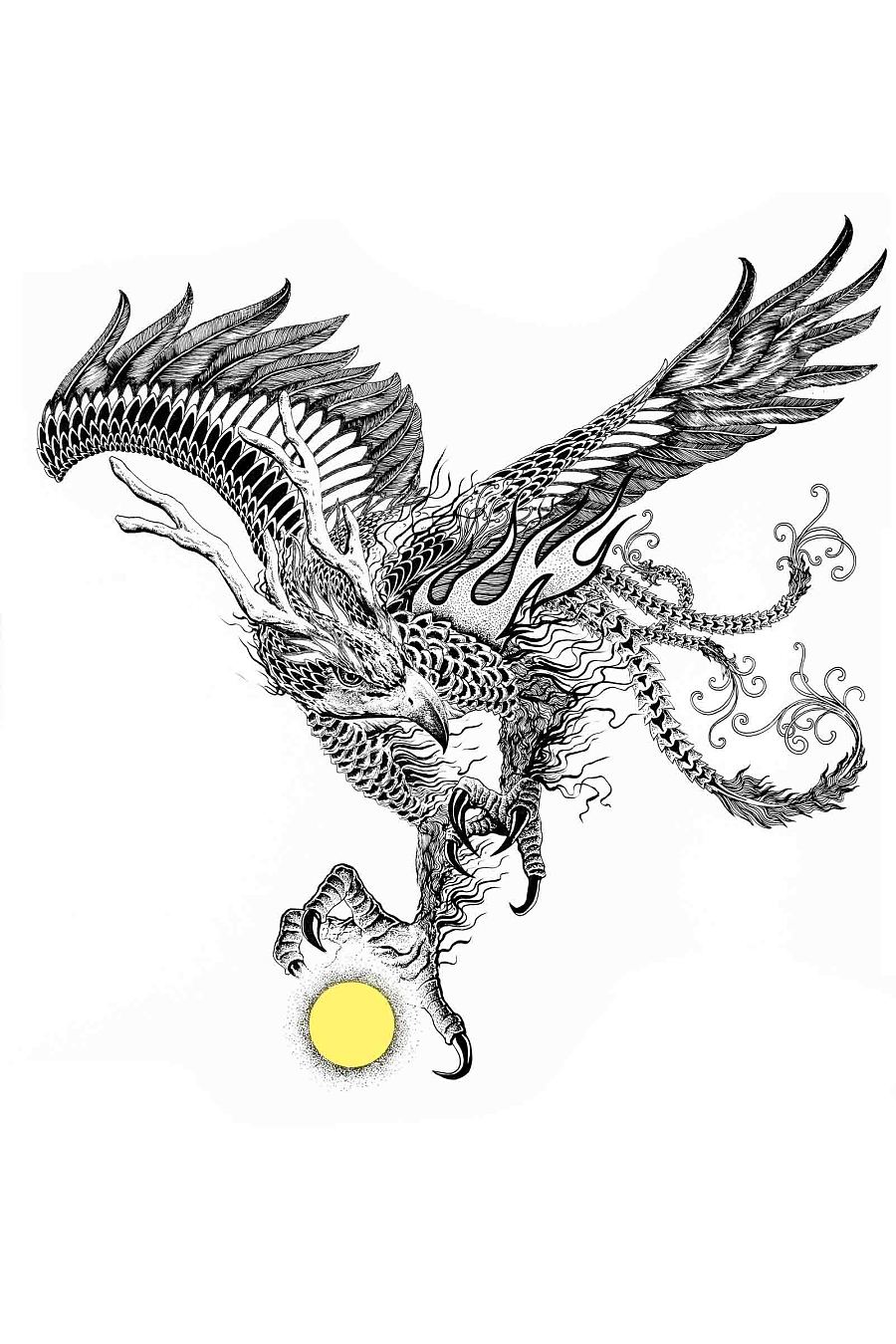 金鹏天兽(附创作过程)