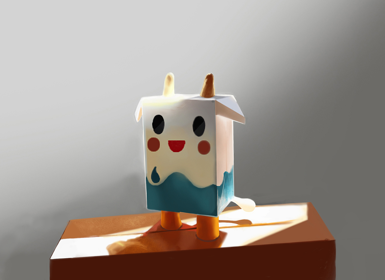 临摹一个爱笑的小盒子（图ZMTUzODg1Nzgw） - 创作习作 - 站酷设计师小朋友儿er原创素材 - 站酷ZCOOL