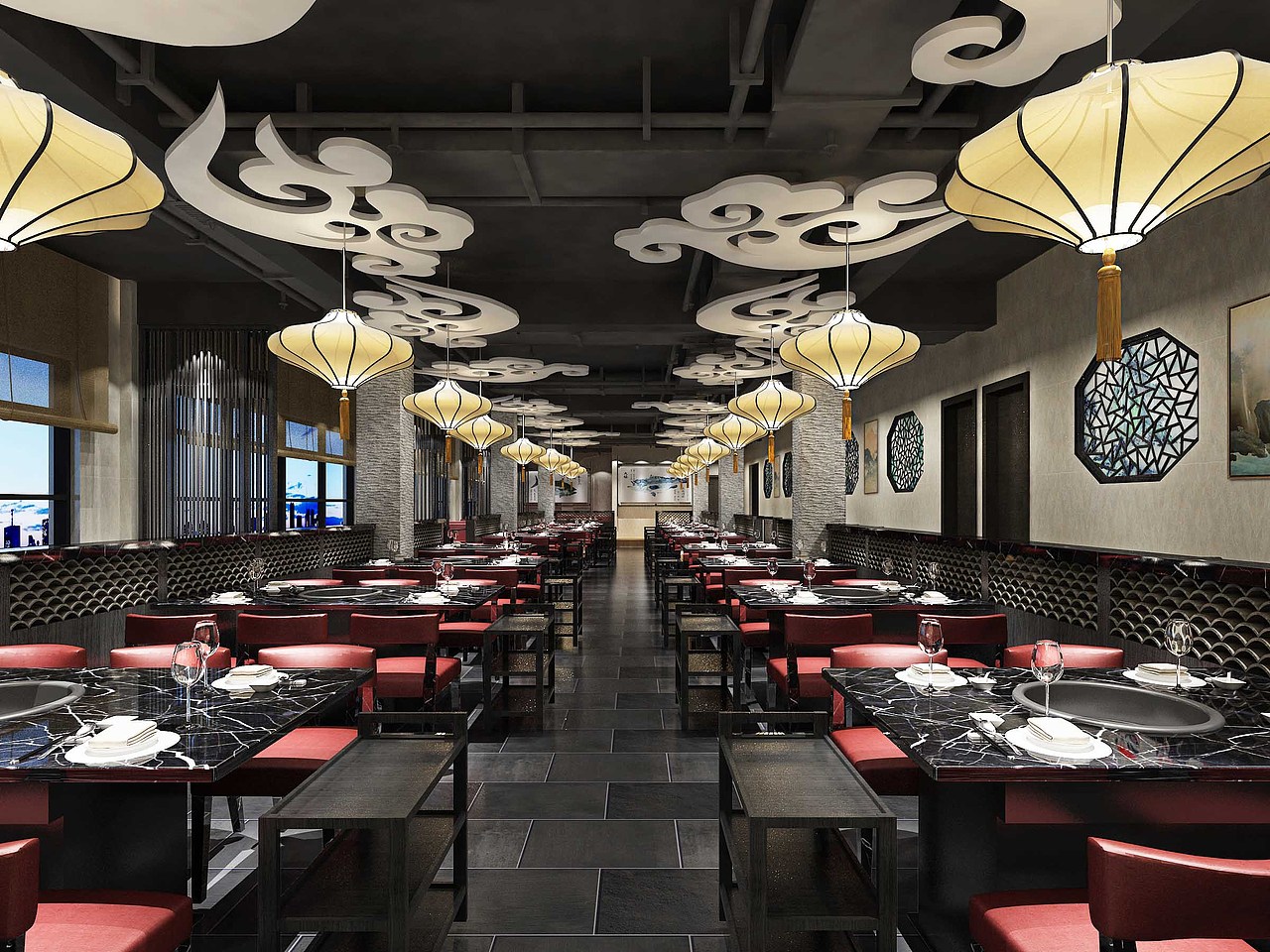 1992效果图-火锅店