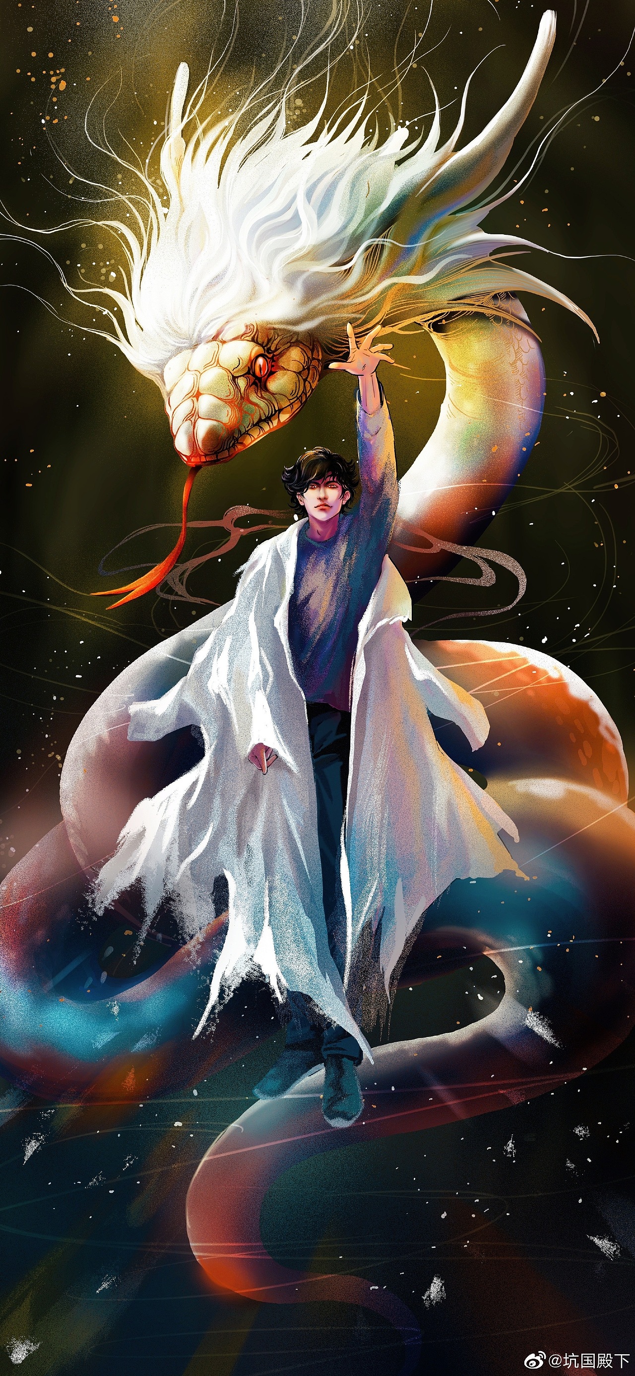 盗墓笔记同人插画两张（附过程）（图ZMjcwNTY1NzI4） - 商业插画 - 站酷设计师坑国大殿下原创素材 - 站酷ZCOOL