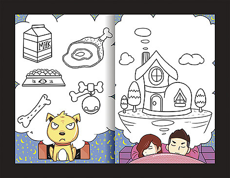 一本搞笑漫画书（图ZNDMxNDA1NDg=） - 书籍/画册 - 站酷设计师Linnlinn原创素材 - 站酷ZCOOL
