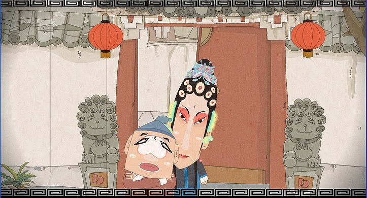 戏曲动画《男旦家的故事》第一集（图ZMTA2MTE3MjA=） - 动画片 - 站酷设计师东鼎动画原创素材 - 站酷ZCOOL