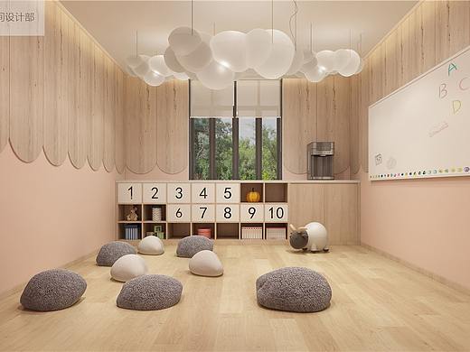 少儿拳击教室设计|少儿篮球教室设计|少儿摔跤室设计