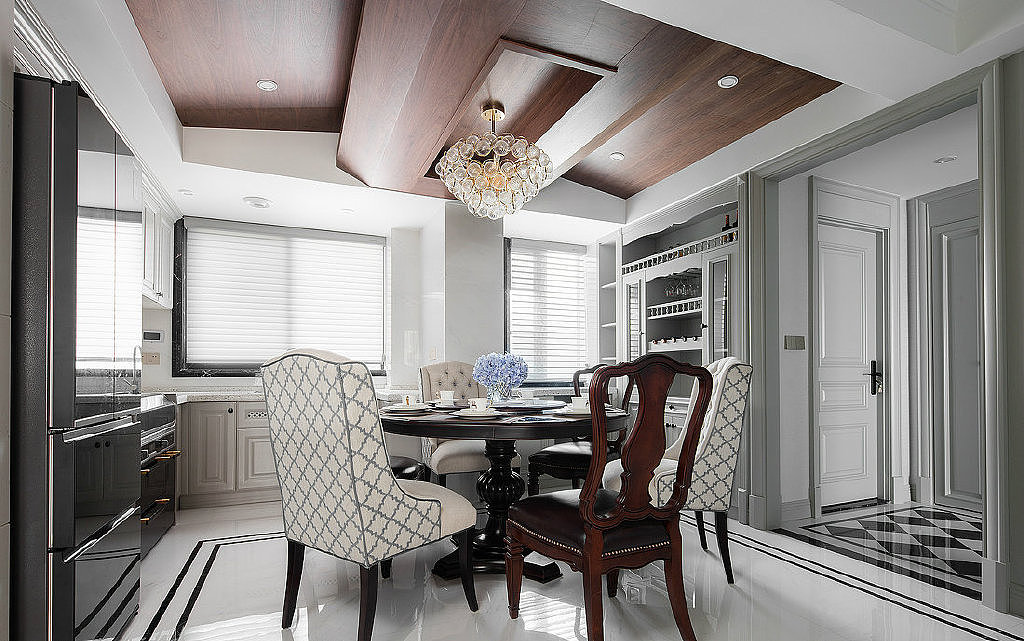 现代美式风三居室装修设计